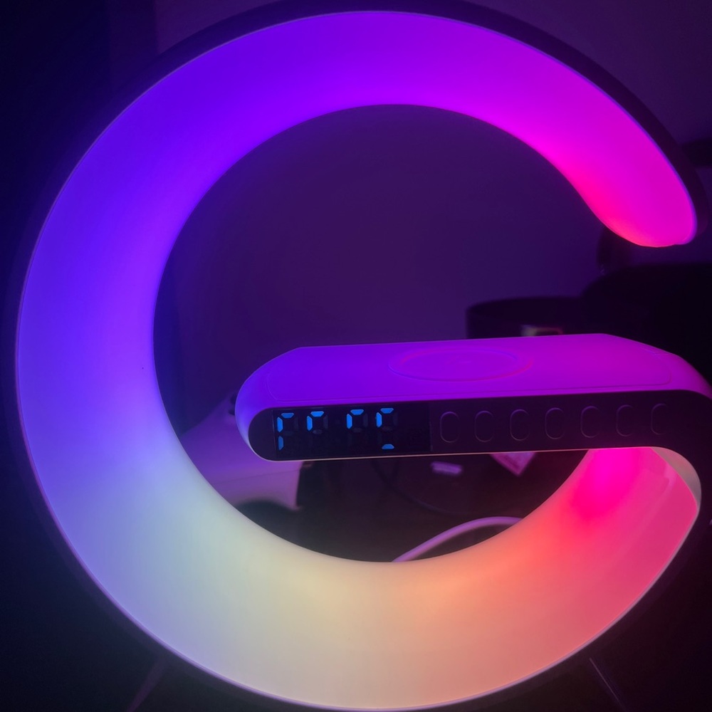 RGB Bluetooth “G” Alarm Clock